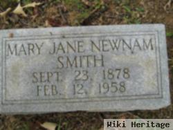 Mary Jane "mammie" Newnam Smith