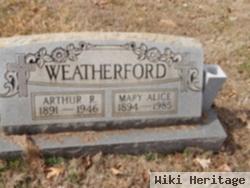 Arthur R Weatherford