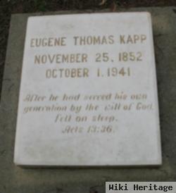 Eugene Thomas Kapp