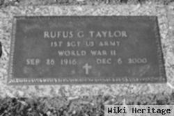 1Lt Rufus G Taylor