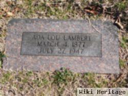 Ada Lou Holt Lambert