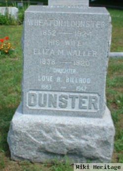 Eliza M Waller Dunster