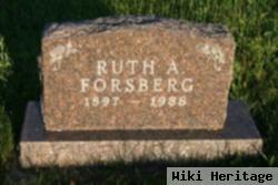 Ruth A. Gilbert Forsberg