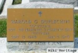 Sgt Harold G Duplechin