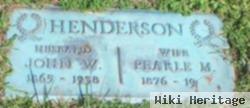 John W Henderson