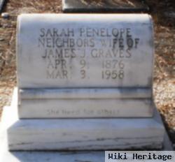 Sarah Penelope Neighbors Graves