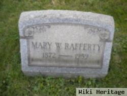 Mary W Rafferty