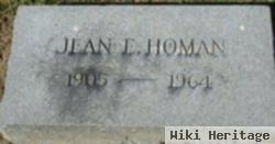 Jean E Homan