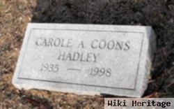 Carole A Coons Hadley