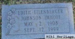 Edith Eilenberger Johnson Imhoff