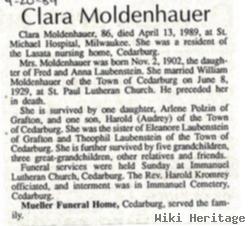 Clara Laubenstein Moldenhauer