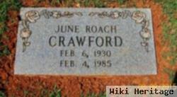 Myrtle Annie "june" Roach Crawford