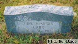 Sibyl Mcknight Carr