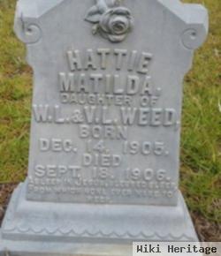 Hattie Matilda Weed