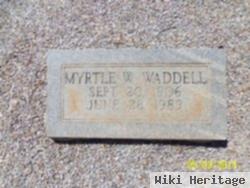 Myrtle W Waddell