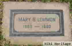 Mary B Lemmon