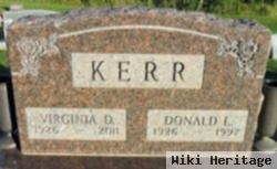 Donald L Kerr