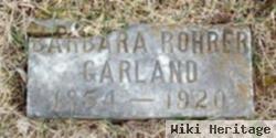 Barbara Ellen Domer Rohrer Garland