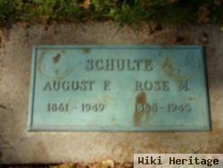 August F Schulte