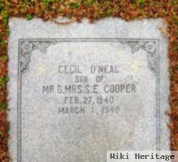 Cecil O'neal Cooper