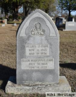 Nancy Ellen Marshall Fare