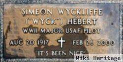 Maj Simeon Wyckliffe "wyck" Hebert