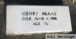 Henry Klaas