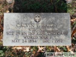 Sgt Calvin Lawson Bailey