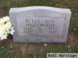 Betty Ann Hazelwood