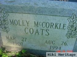 Mollie Ethel Mccorkle Coats