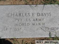 Charles E Davis