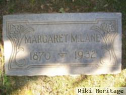 Margaret M Lane