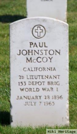 Paul Johnston Mccoy