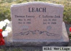 Clara Laverne Zeek Leach