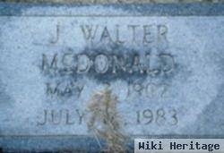 J. Walter Mcdonald