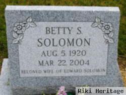 Betty S Viall Solomon