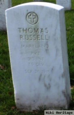 Pvt Thomas Russell