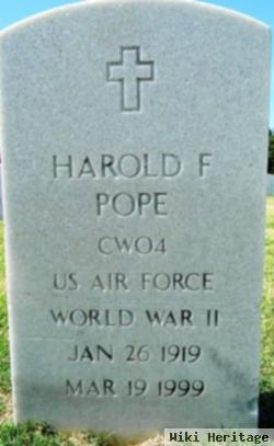 Harold Francis Pope