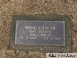 Wayne John Krider