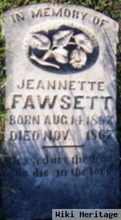 Jeannette Fawsett