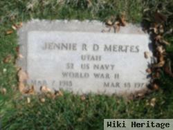 Jennie R. D. Mertes