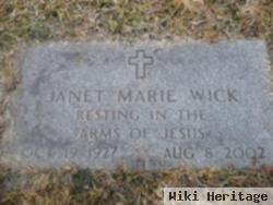 Janet Marie Quigley Wick