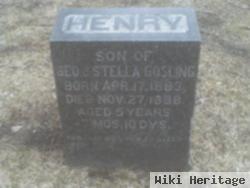 Henry Gosling