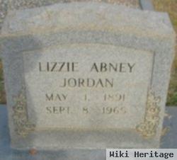 Elizabeth Mae "lizzie" Abney Jordan