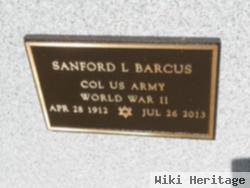 Col Sanford Louis "spark" Barcus