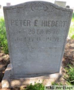 Peter E Hiebert