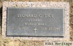 Leonard G Tice