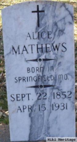 Alice Mathews