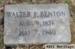 Walter Franklin Benton