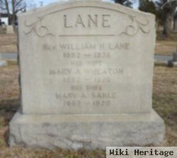 Mary A. Wheaton Lane